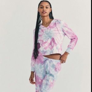LoveShackFancy Tie Dye Kirby Hoodie XS